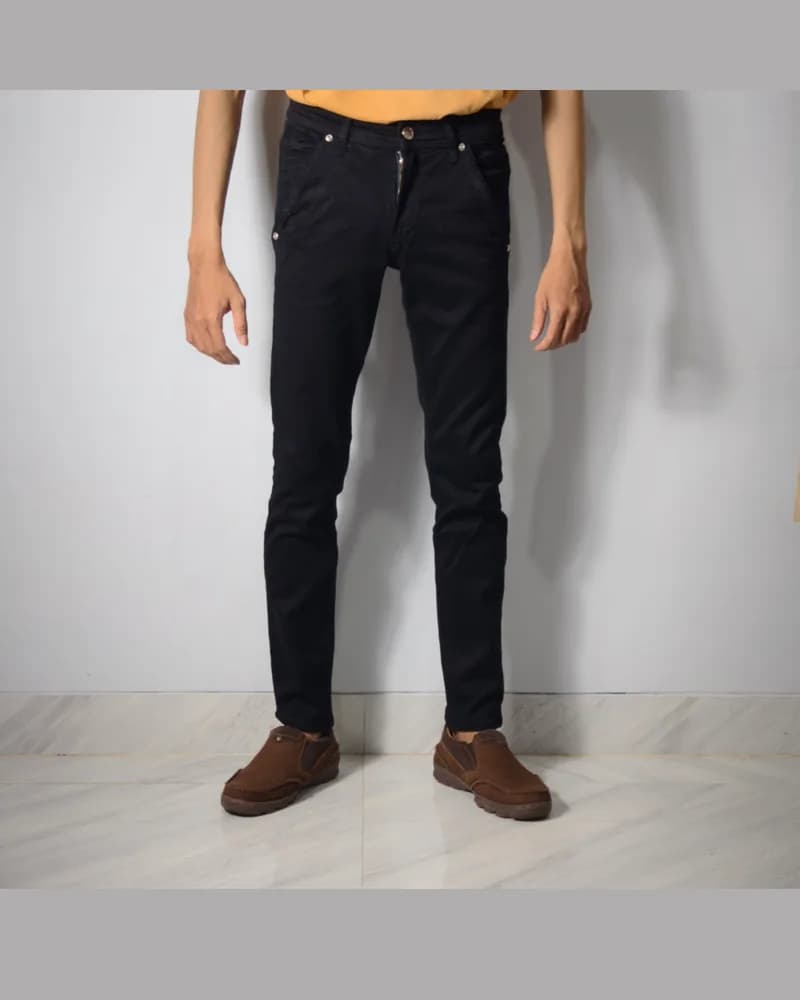 Skinny Stretch Sateen Jeans