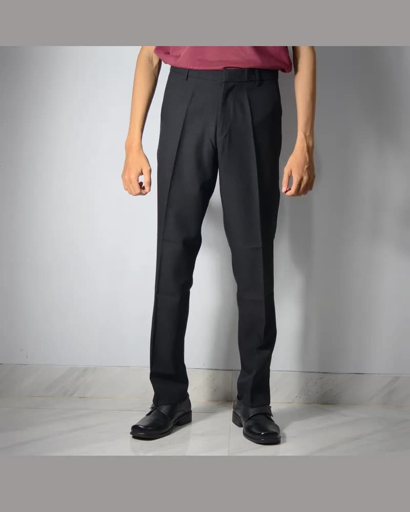 Semi Wool Slim Dress Pants