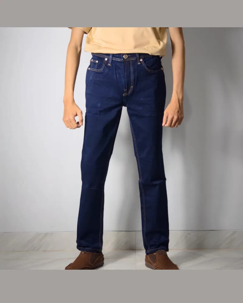 Regular Stretch Sateen Jeans
