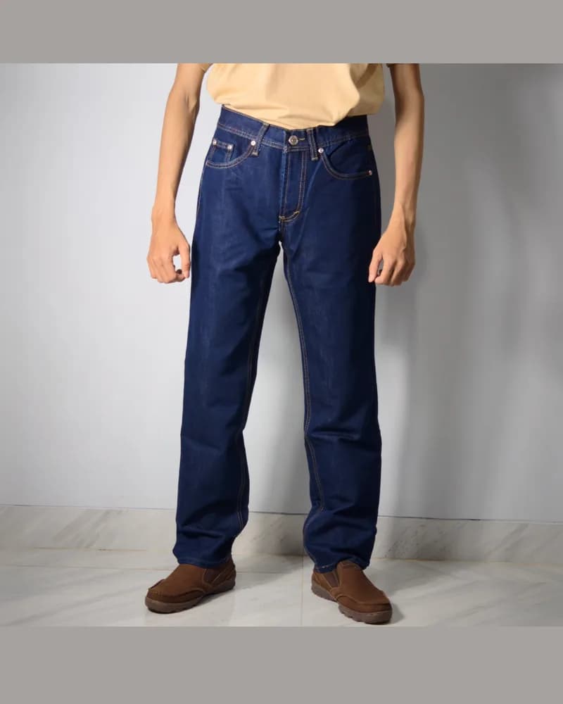 Regular Fit Slub Jeans