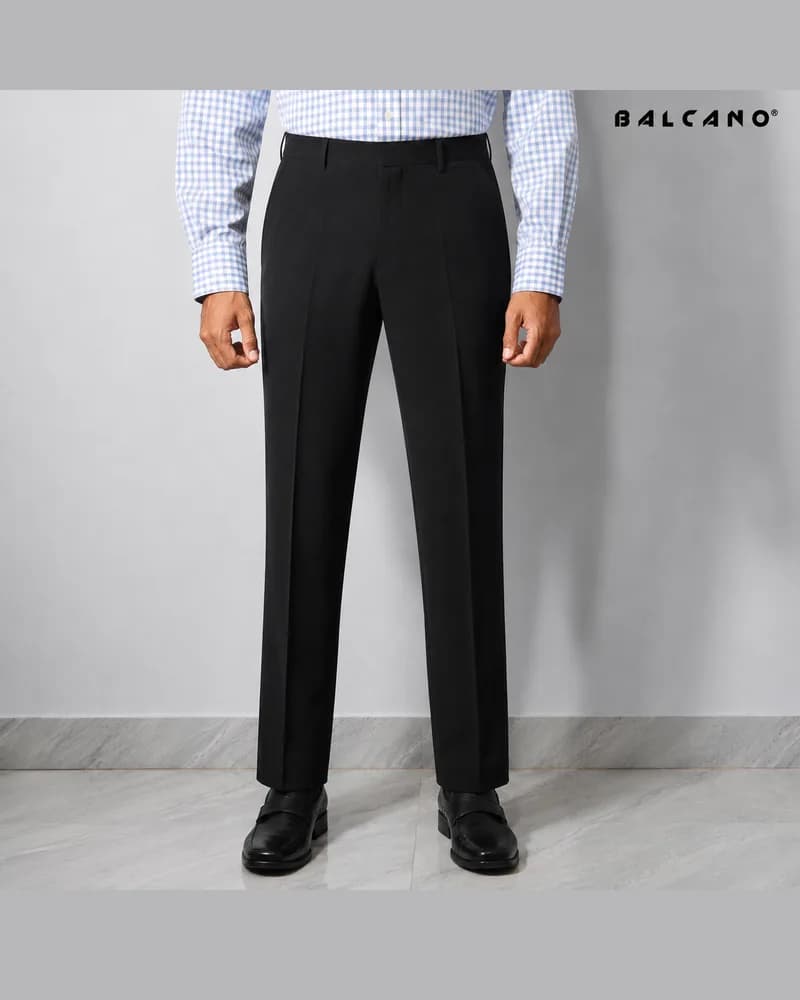 High Twist Regular Dress Pants
